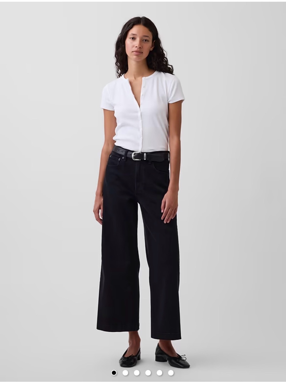 Gap high rise stride ankle jean